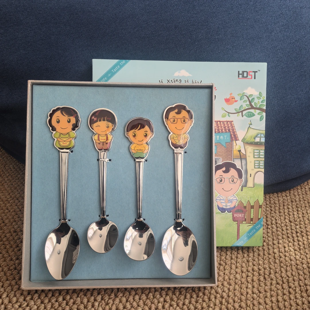 创意礼品实用活动伴手礼实用小礼品定制送学生不锈钢勺子礼盒套装