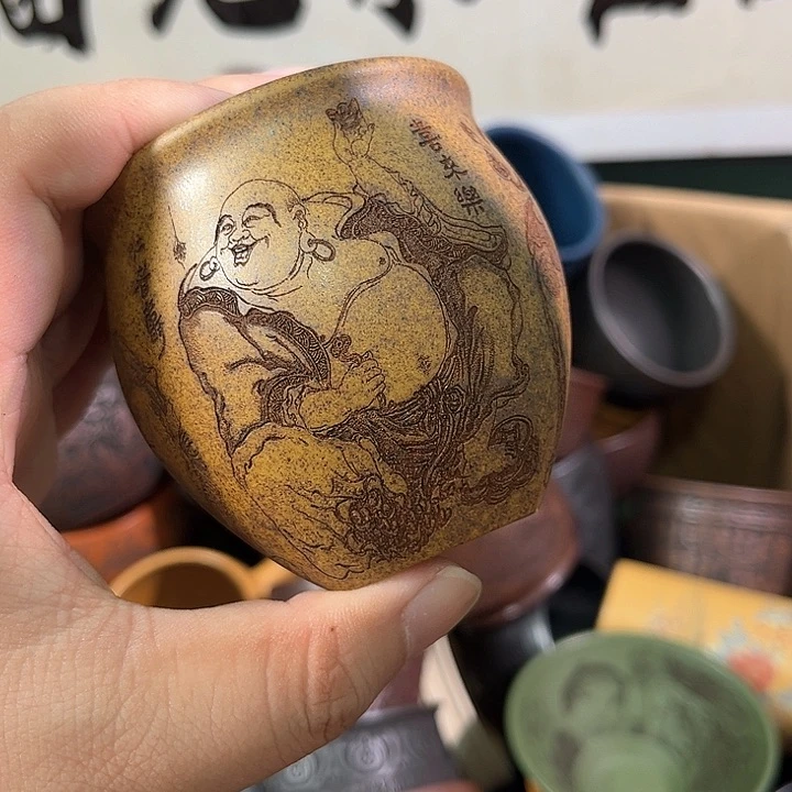 茶杯紫砂全手工紫砂主人杯