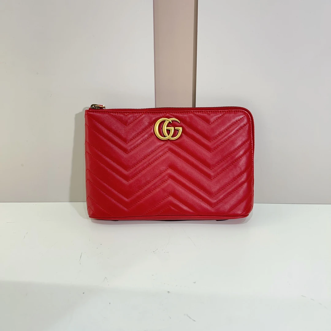 95新 GUCCI/古驰 GUCCI古驰马蒙手拿包a7877