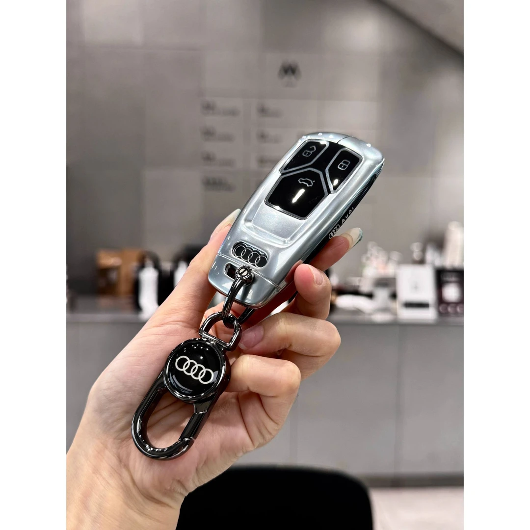 25款奥迪Q5L钥匙套新A4L包A6L A3 A5 Q6 Q7 A7L A8L Q8车男女扣壳