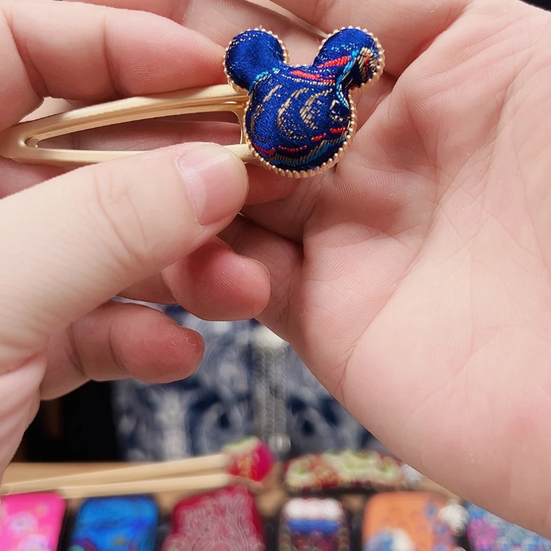 黄铜925银布艺手工刺绣