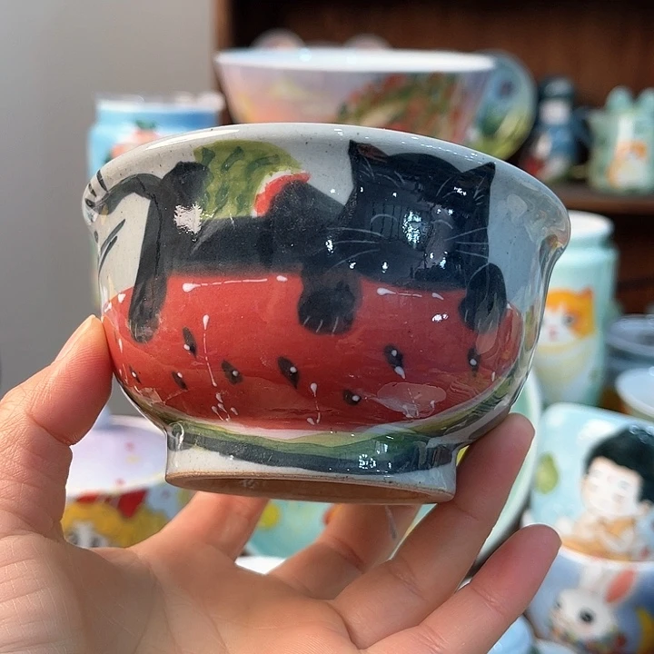 陶景德镇釉下手绘陶瓷