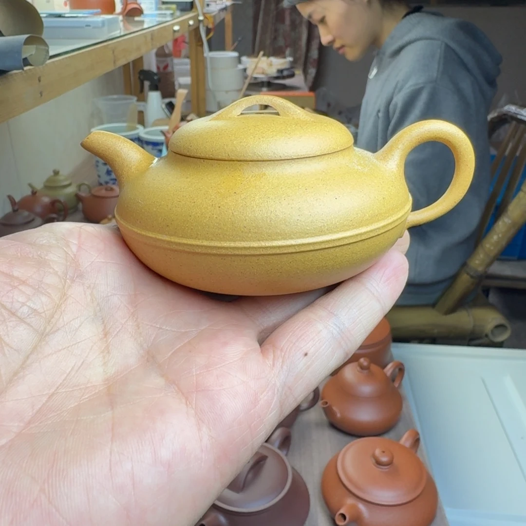 深***蓝紫砂茶壶容量120cc