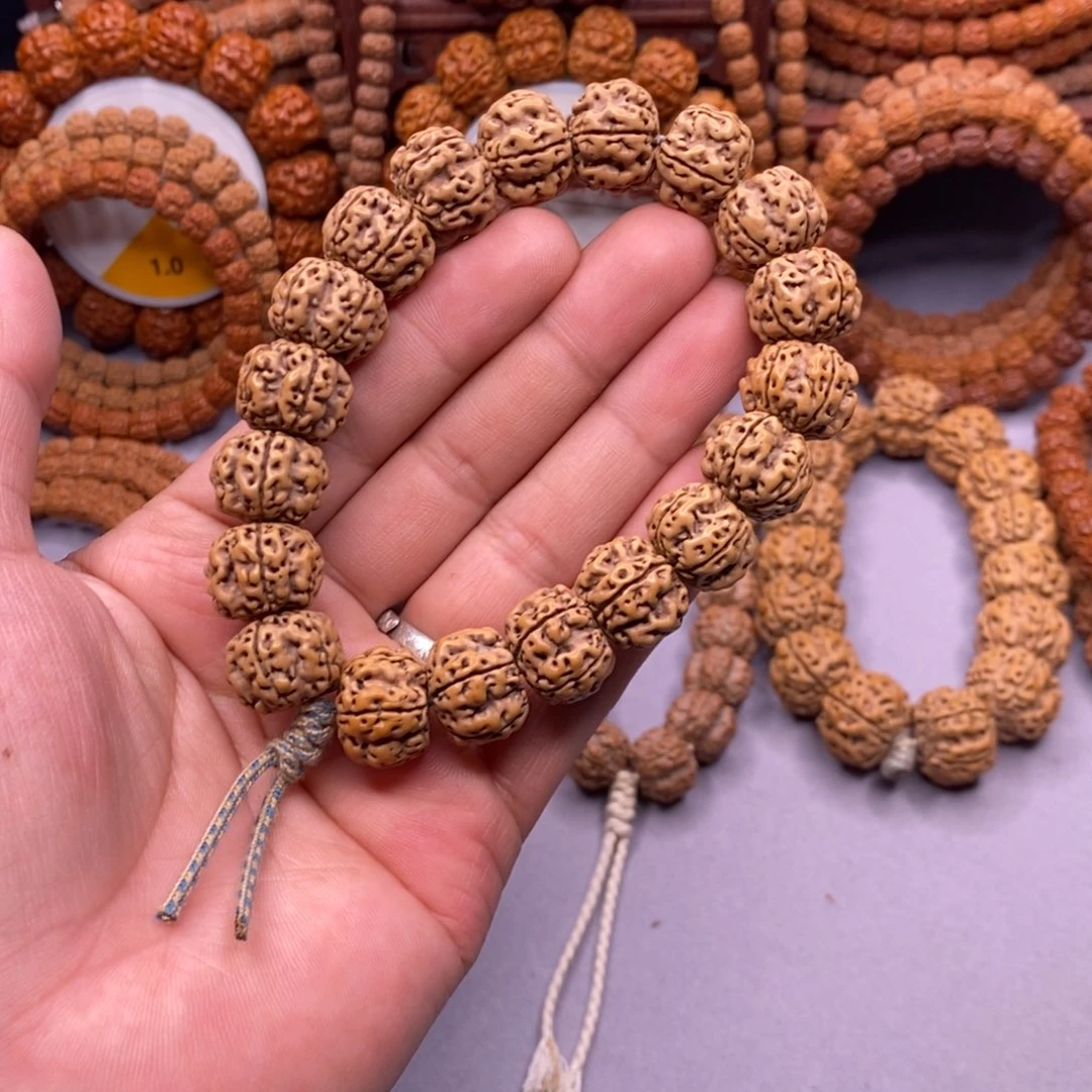 金刚菩提手串梅花双龙尺寸1.7