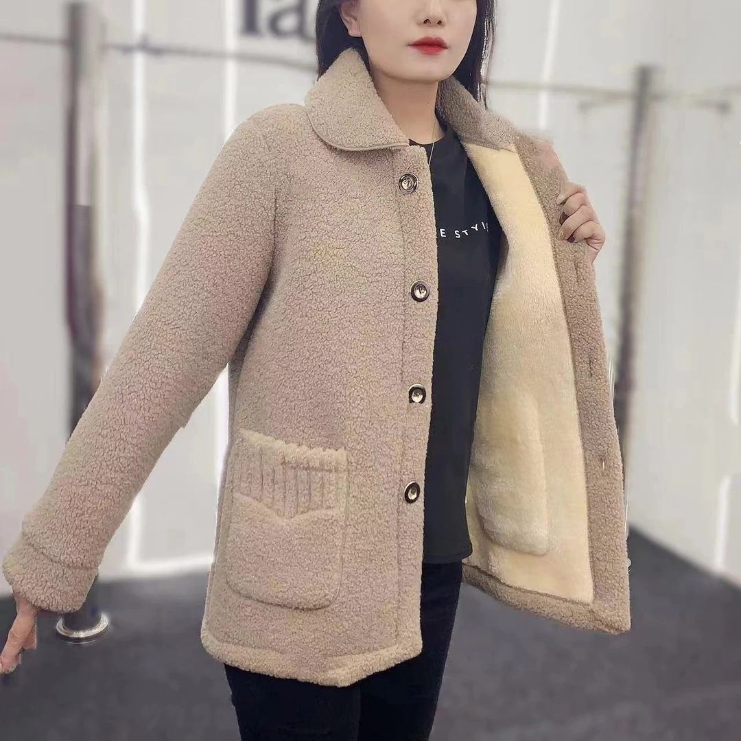 冬款加绒 加厚上衣女外套妈妈装洋气加厚外套  5588加绒聚万