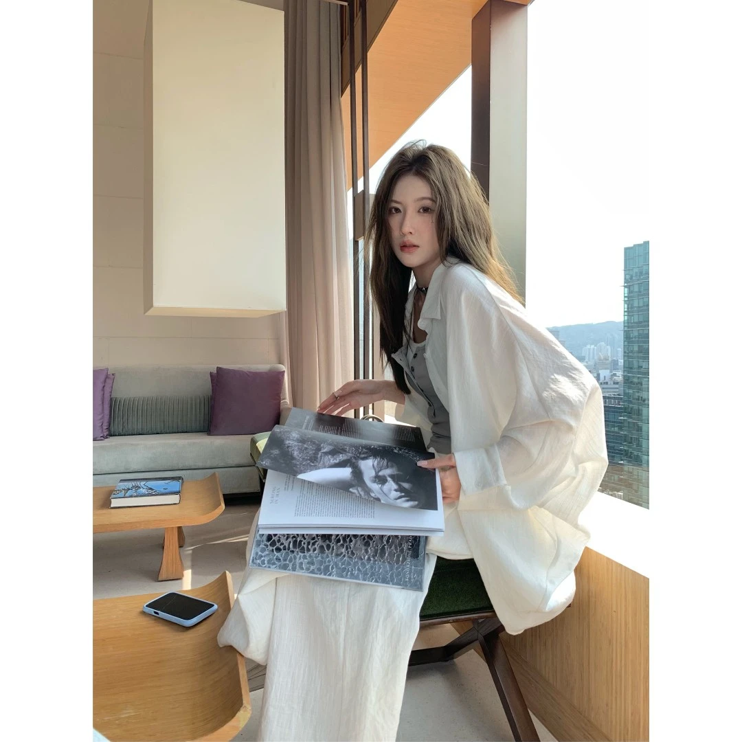 PP LAND 04/15 新品上新 亚麻手札 宽松蝙蝠袖衬衫/麻料休闲长裤