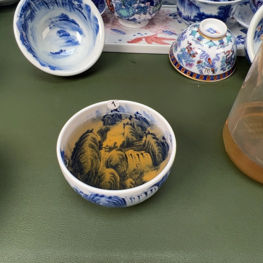 景德镇纯手工纯手绘茶具木木1