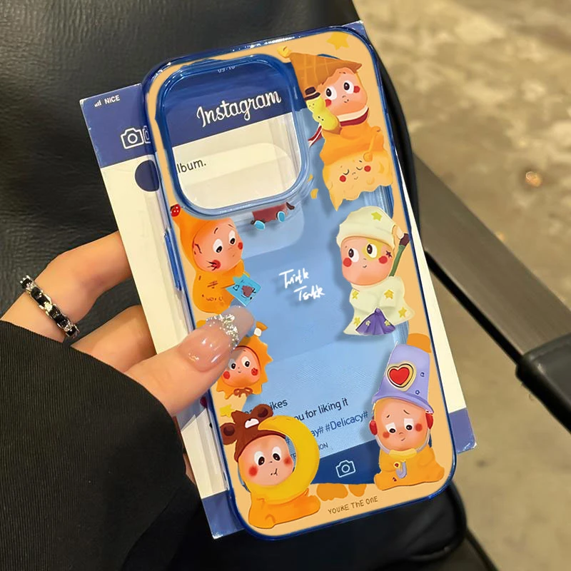 星星小人适用iPhone16苹果14_15PROMAX软胶13手机壳12防摔11卡通X