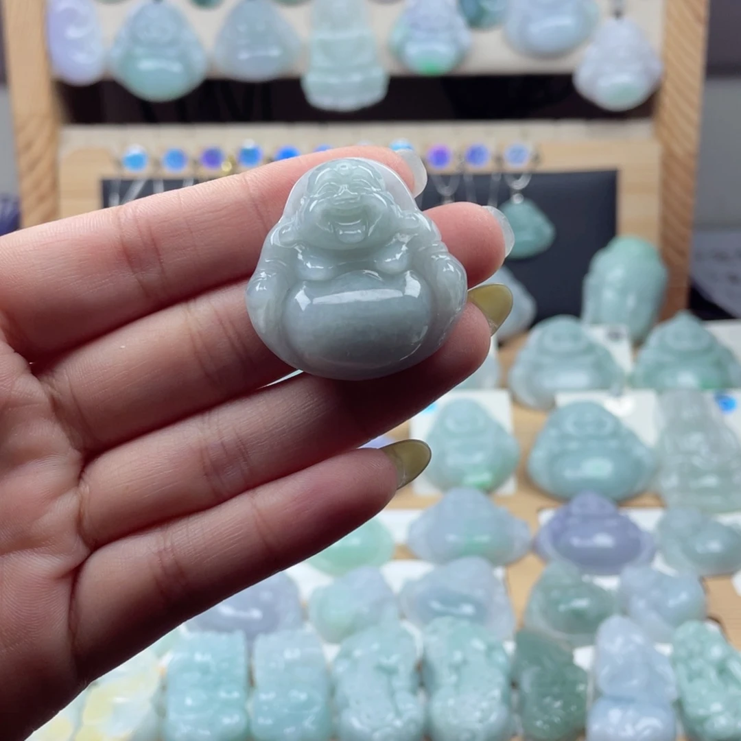 颈饰未镶嵌翡翠33尺寸佛公厚装