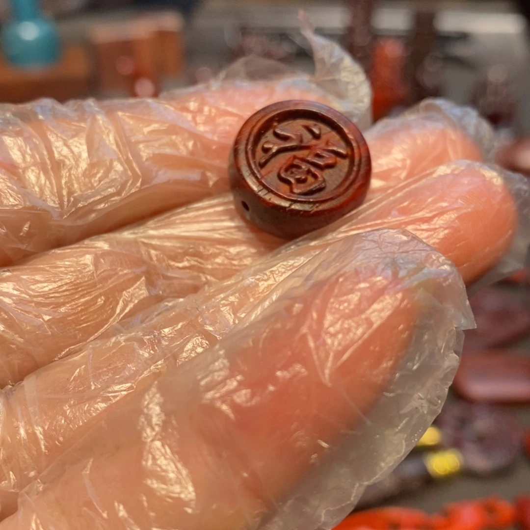 把件小叶紫檀百**忌印度小叶紫檀手把件