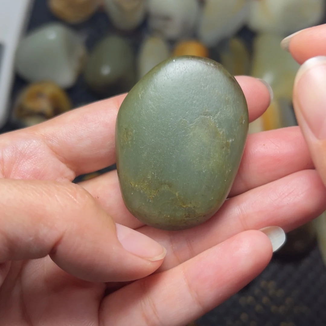 和田玉未镶嵌挂件A31