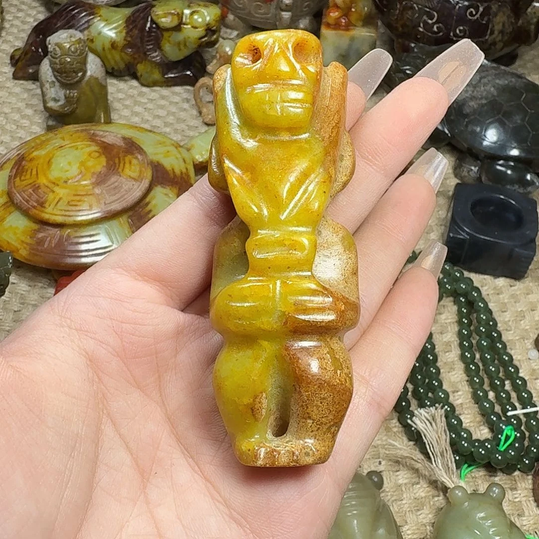 白玉菩提吊坠挂件