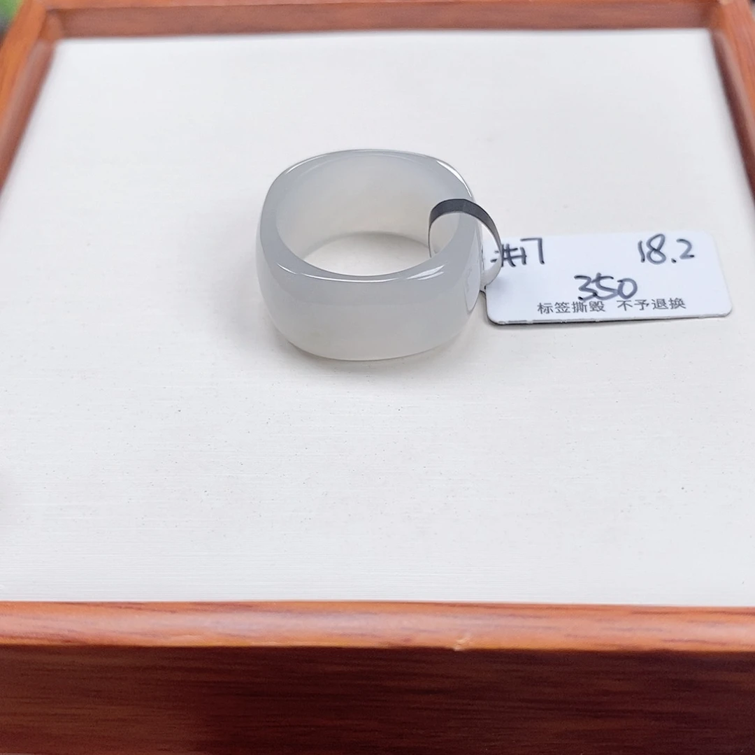 和田玉戒指未镶嵌虎*专拍8-18.1