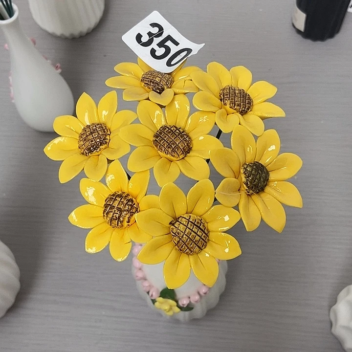 陶瓷纯手工捏花设计