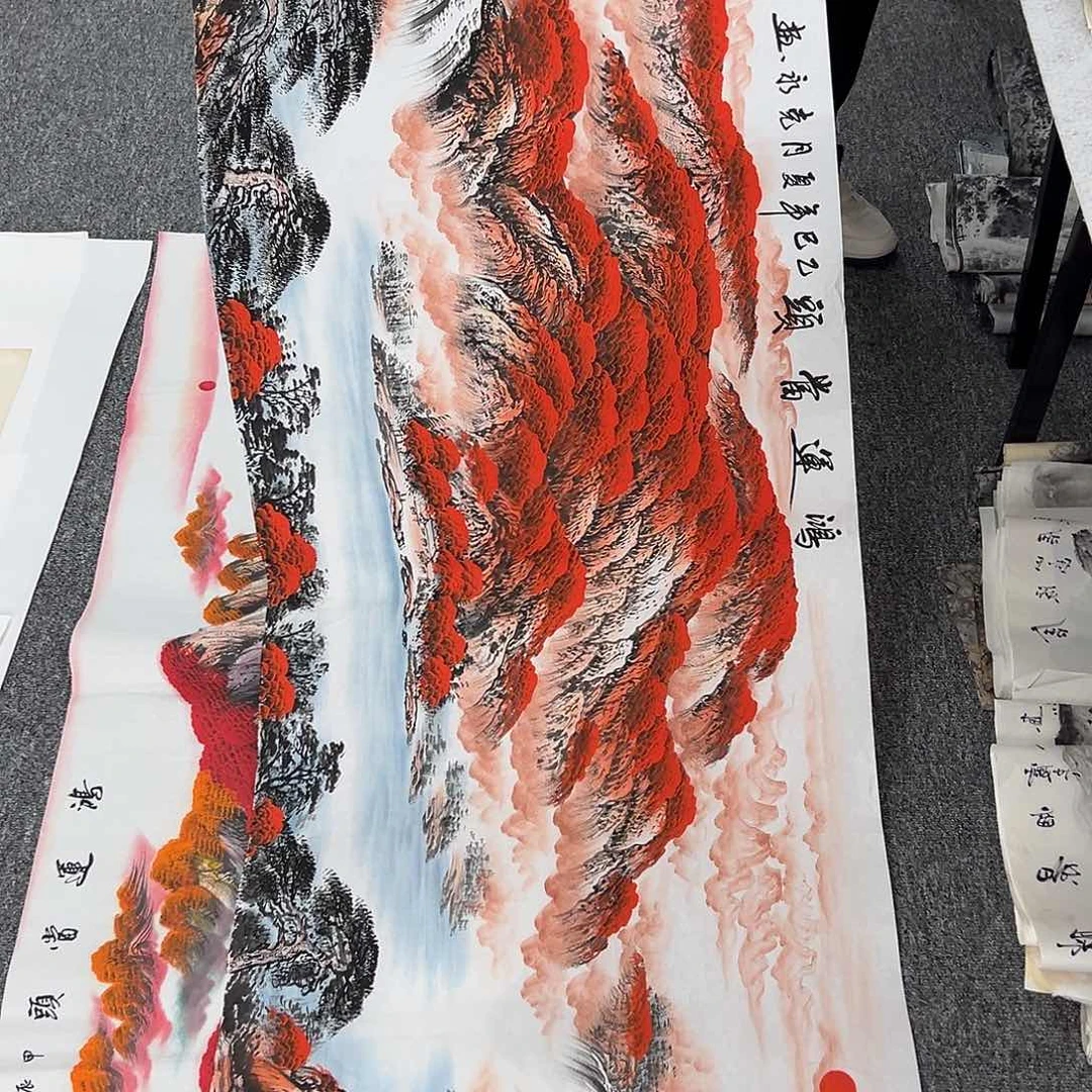 国画纯手绘宣纸字画