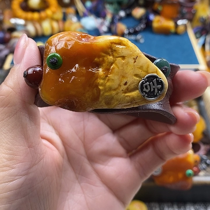 未镶嵌蜜蜡手镯手镯