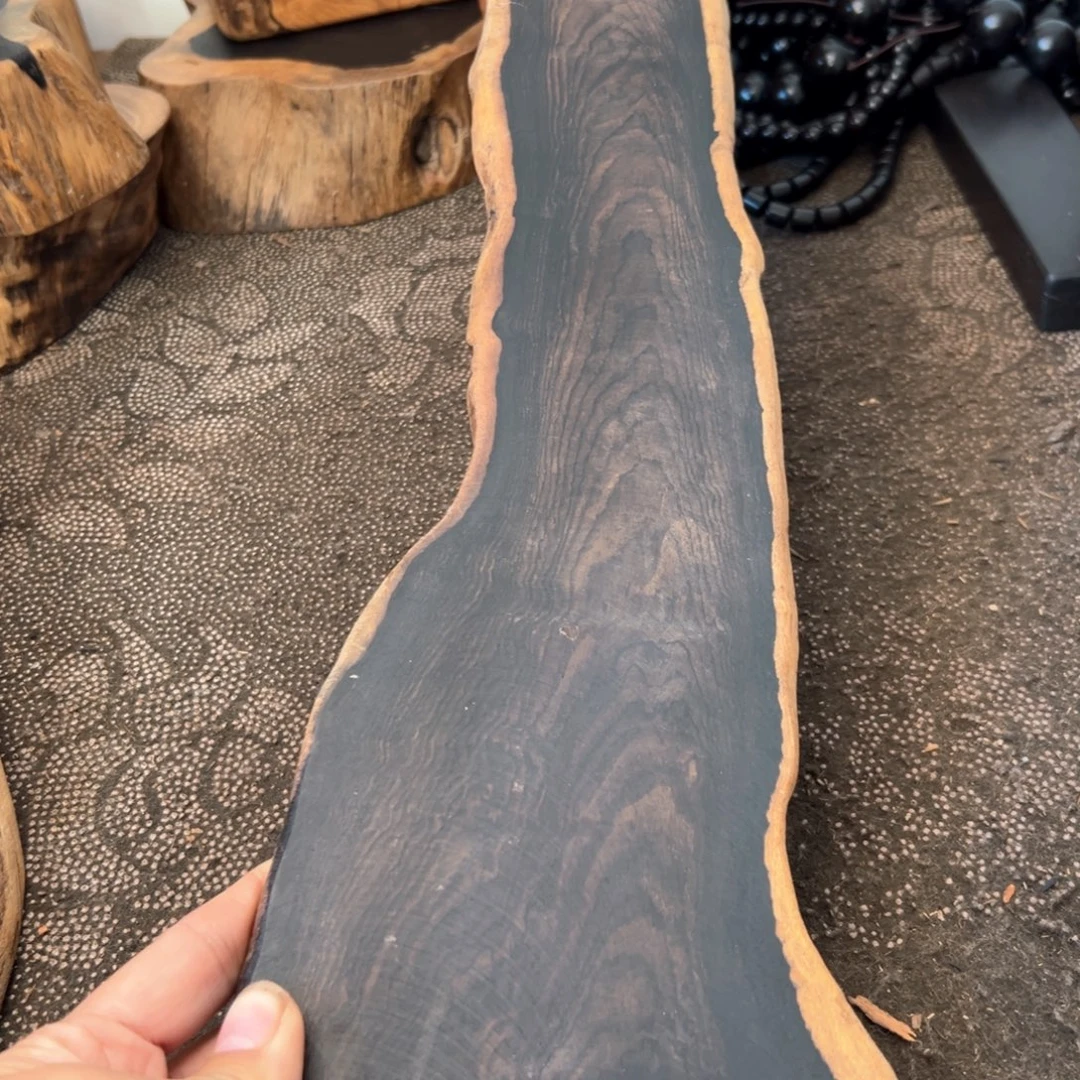 田***八木紫光檀随型原皮板料