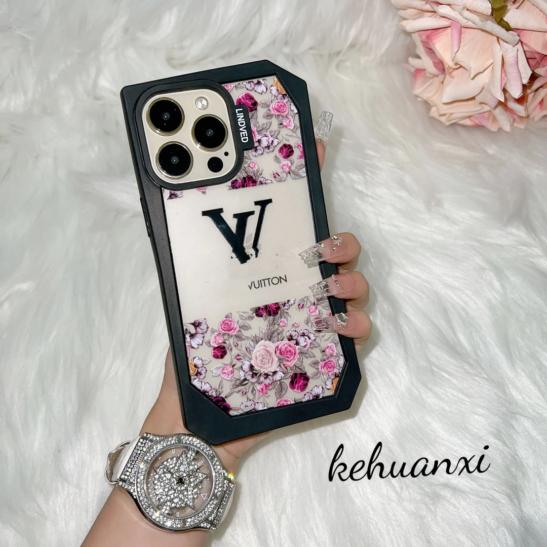 ins小众透明轻奢潮牌不规则全包防摔适用于苹果16promax/15/14