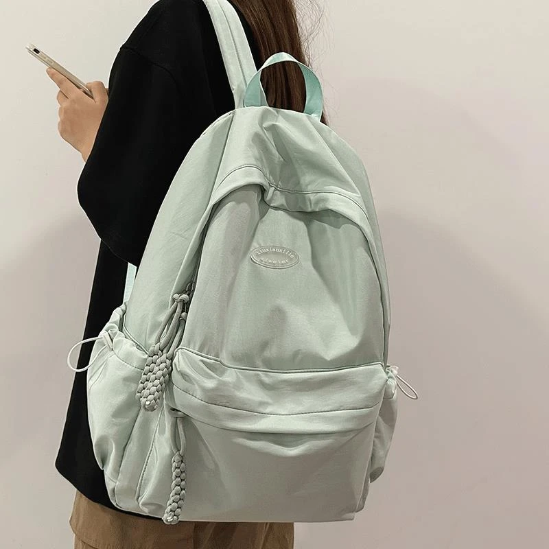 FAVMARTHA书包女大学生韩版ins日系百搭大容量双肩包高颜值初中生