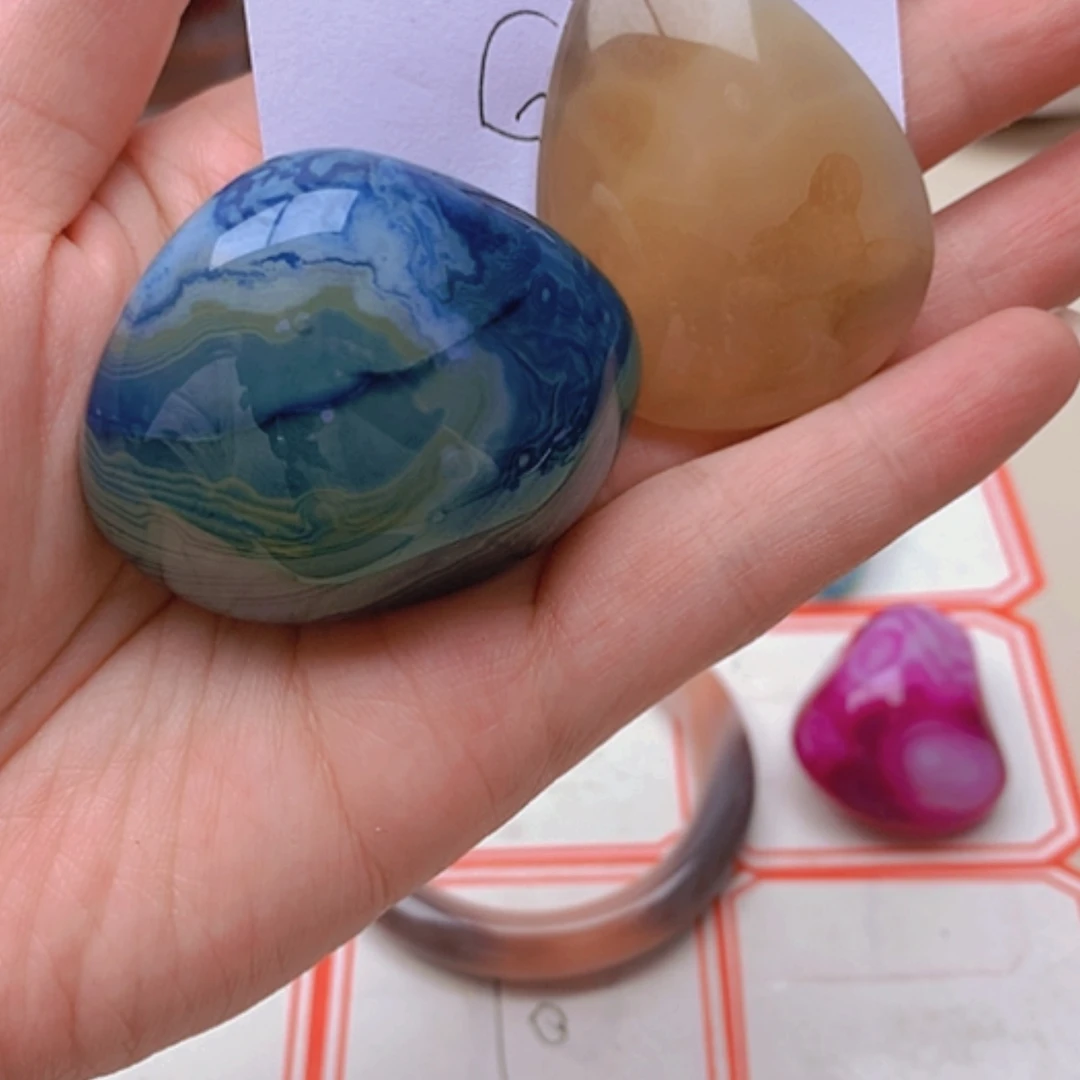 【闪购商品】玛瑙/玉髓珠宝半成品未镶嵌泈*