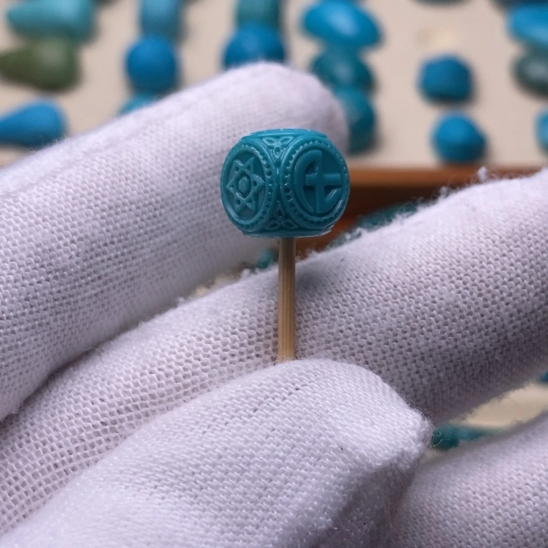 绿松石未镶嵌绿松石六方10.2