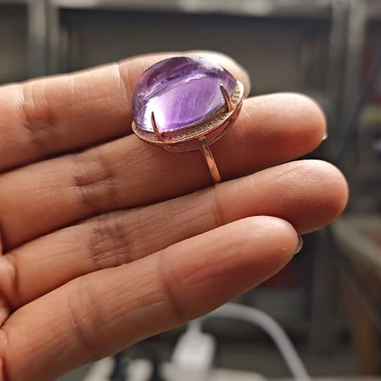 未镶嵌戒指水晶安**忧