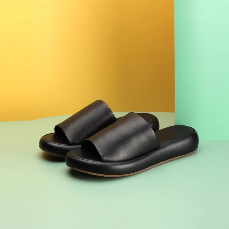 【潘文青补贴】舒适厚底拖鞋女20B607B-02