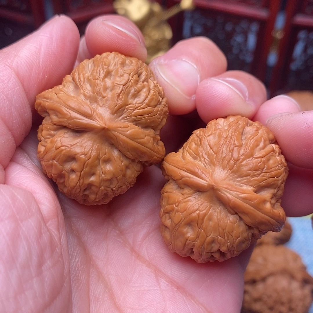 文玩核桃把件毕业手捻全品元宝35尺