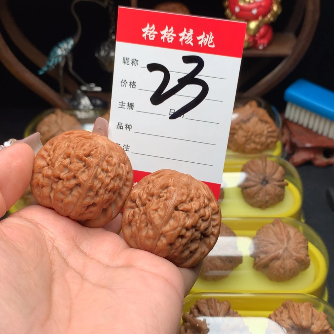 用***5吊坠文玩核桃42尺寸莲花