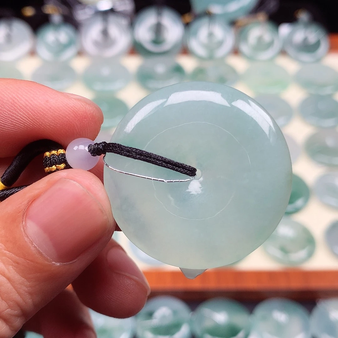 颈饰未镶嵌翡翠33.9-5.9mm