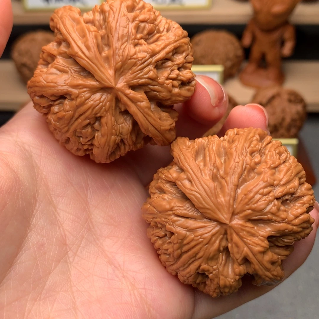 把件文玩核桃48粗筋毕业球筋