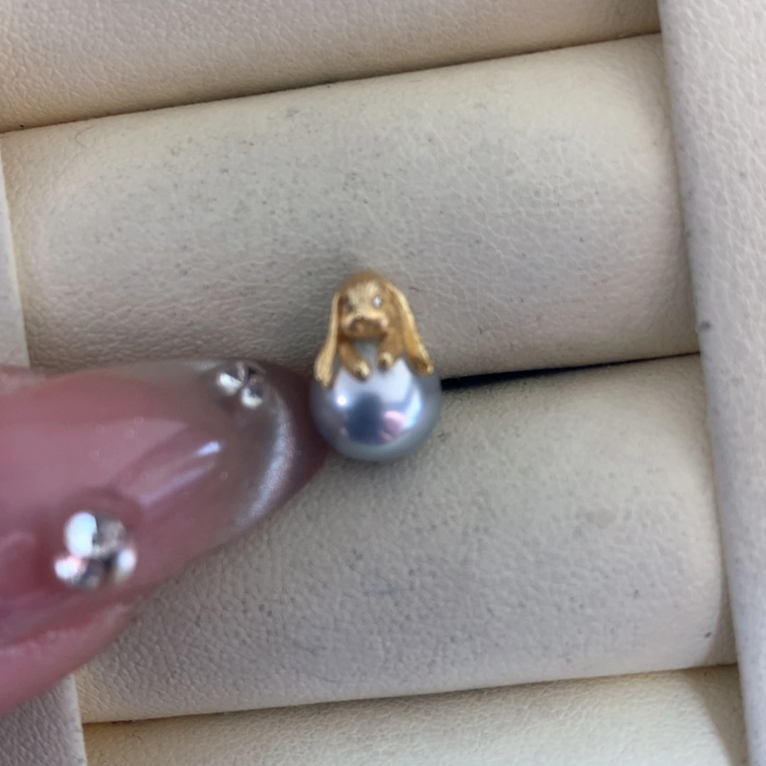 海水珍珠颈饰18K金镶嵌