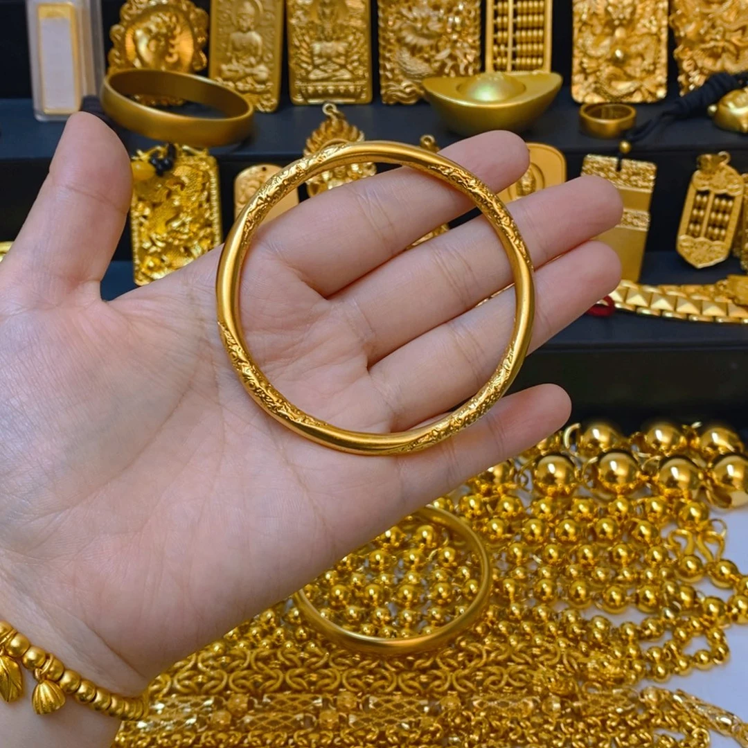 合金无乾坤圈手镯56圈口