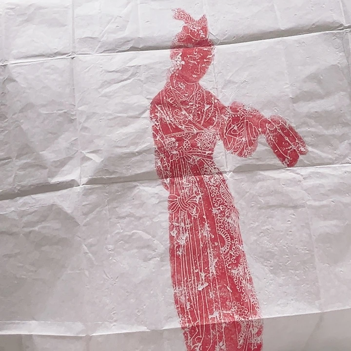 拓片用纸其他唐代仕女图拓片