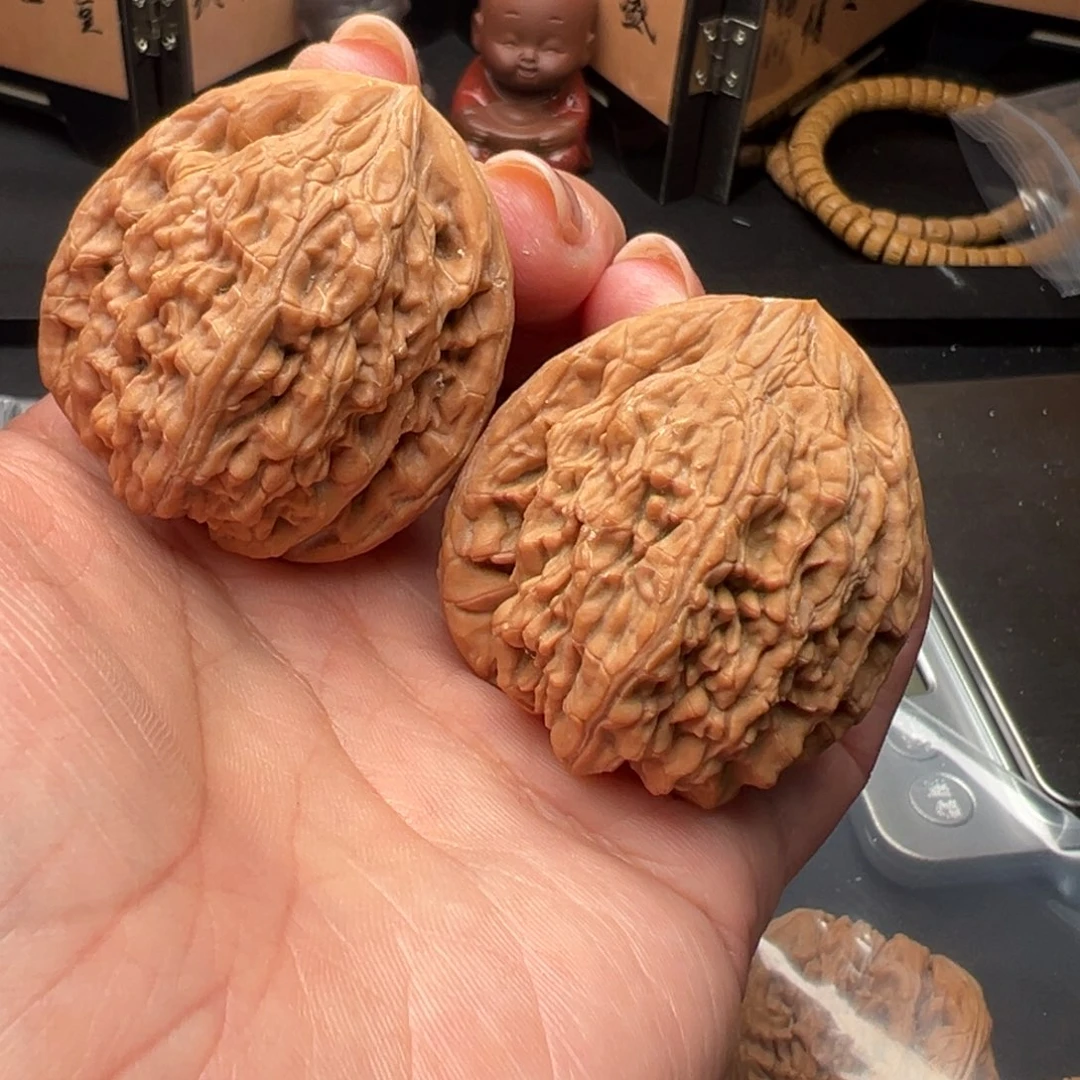 文玩核桃把件虎头王39