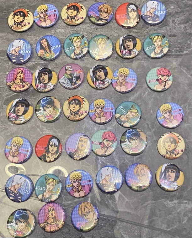 【星野拆卡】【JOJO的奇妙冒险 】纽扣徽章吧唧（中古产品）（默认厂瑕）