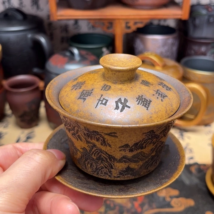 茶杯紫砂宜兴紫砂茶具正品