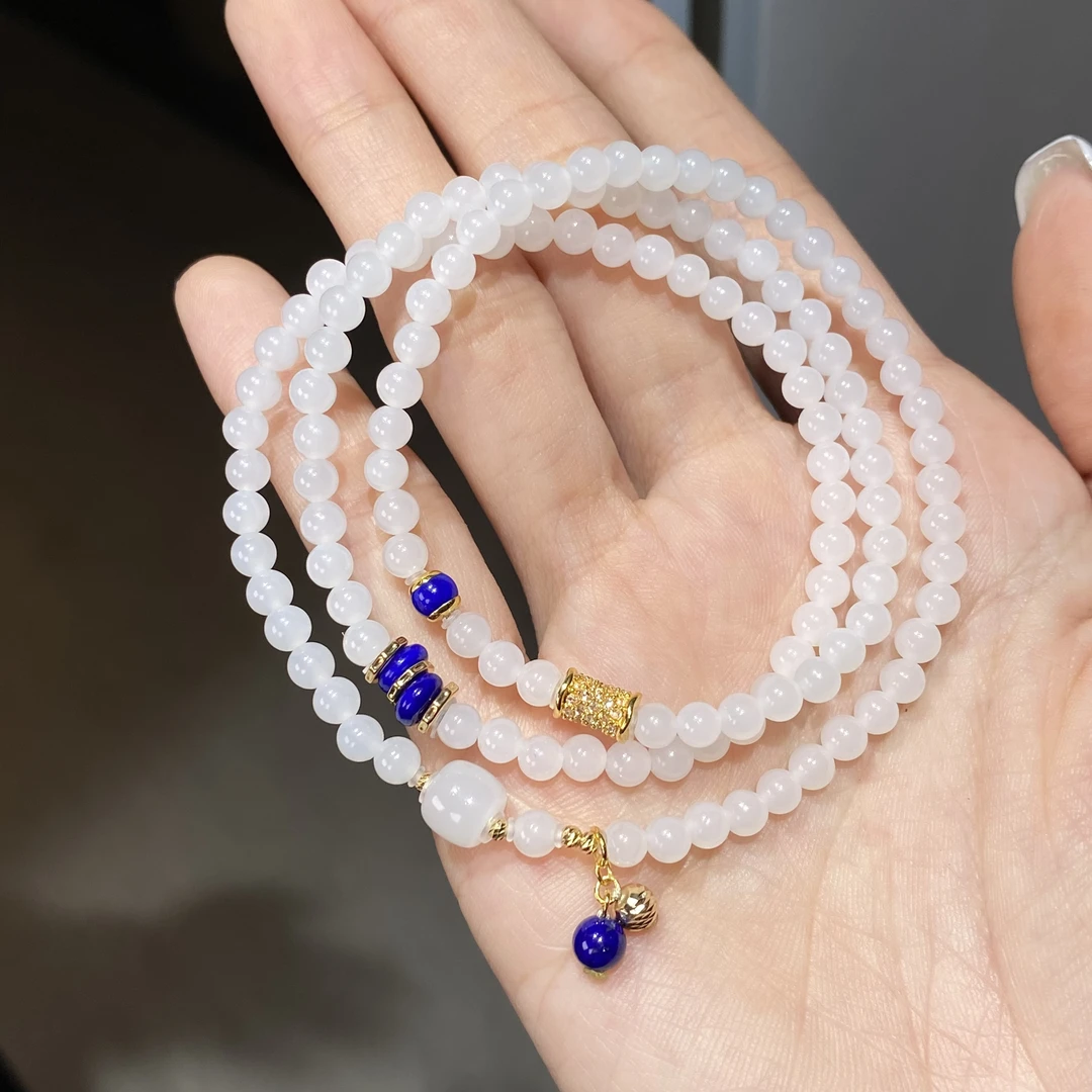 18K金 和田玉手串两戴款 259208-17