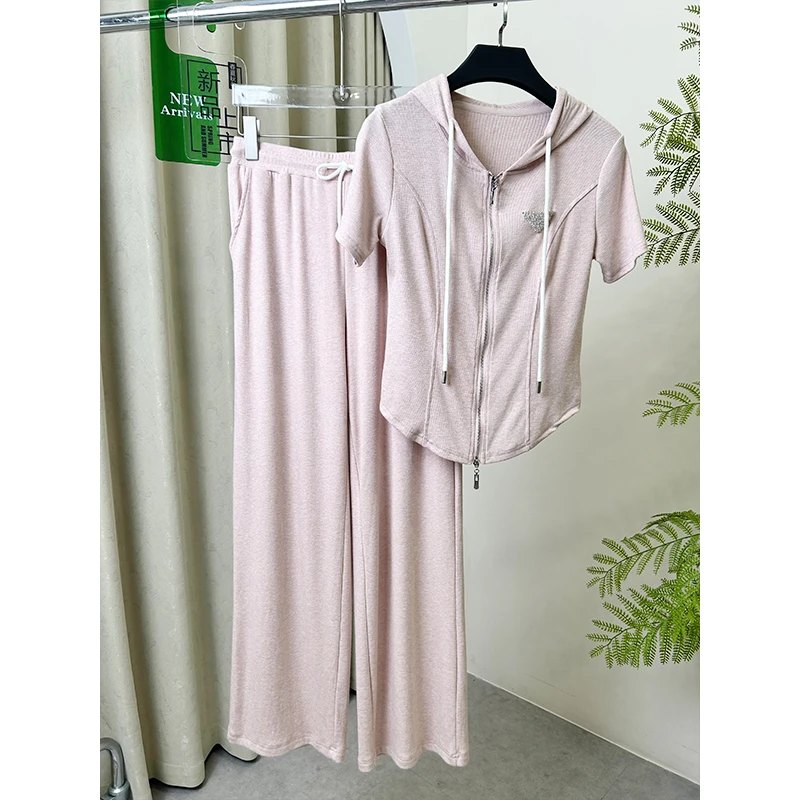 时尚洋气细闪大牌感显瘦套装352086+352087【T】