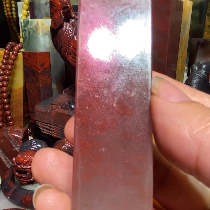 石英质玉印章未镶嵌做***己