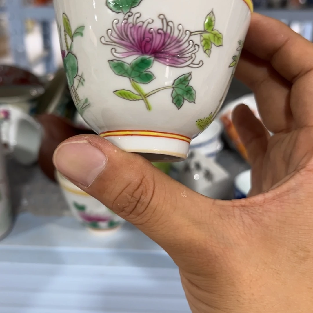 摆件摆件手绘瓷器全部处理了