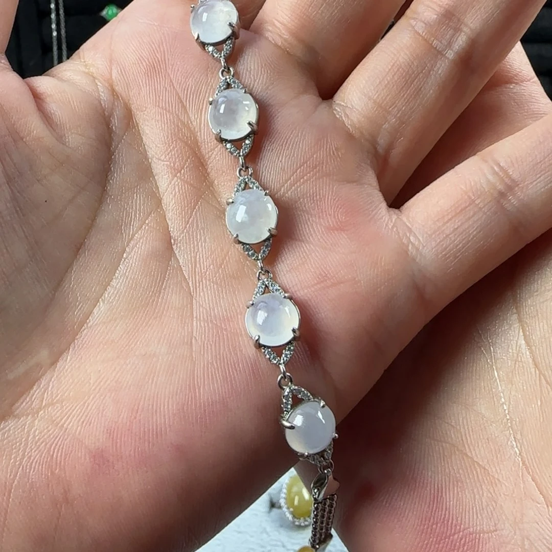 翡翠银S925镶嵌戒指