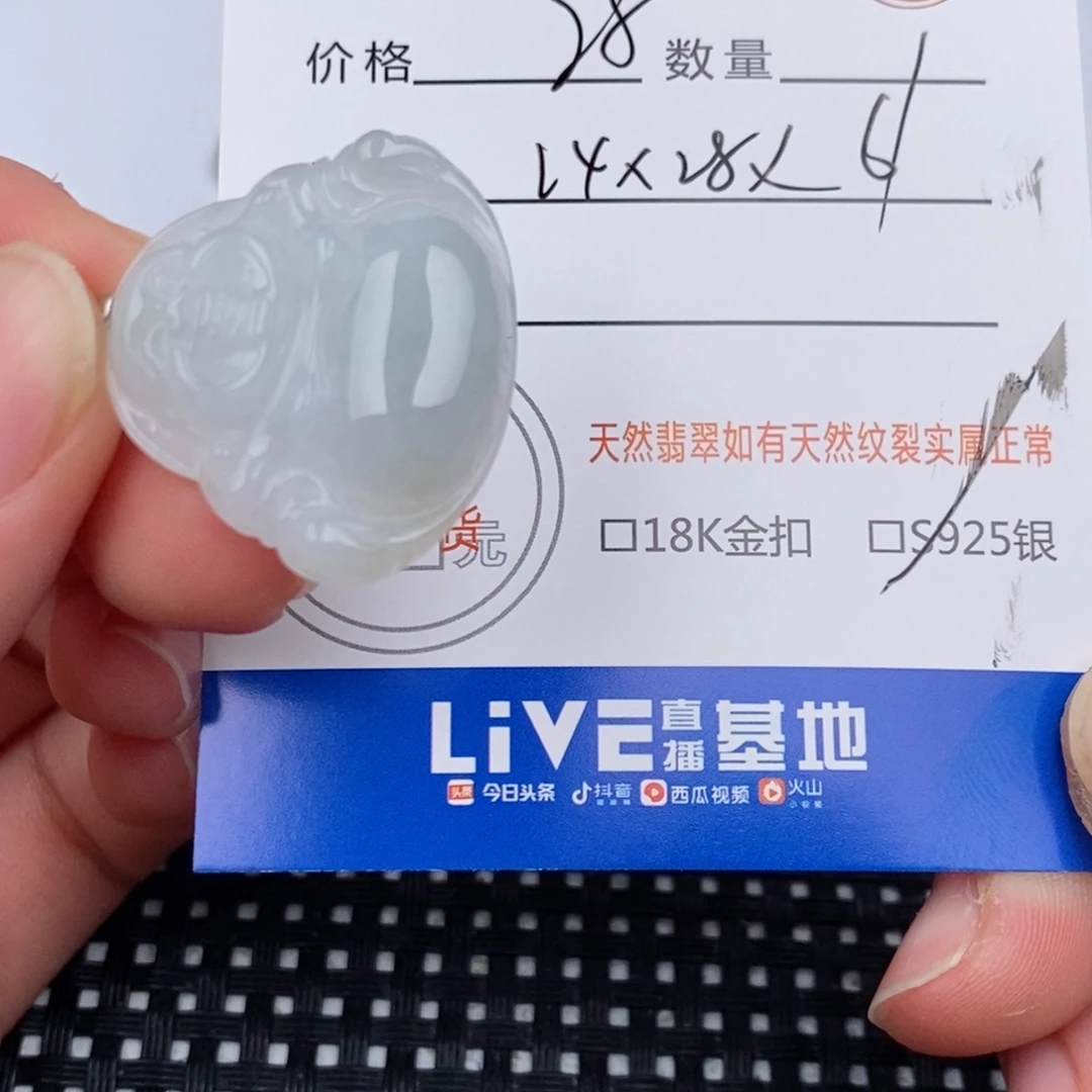 翡翠银S925镶嵌颈饰