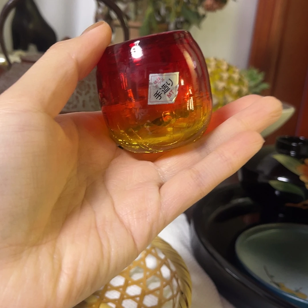 瓷片手作琉璃冰裂清酒杯35