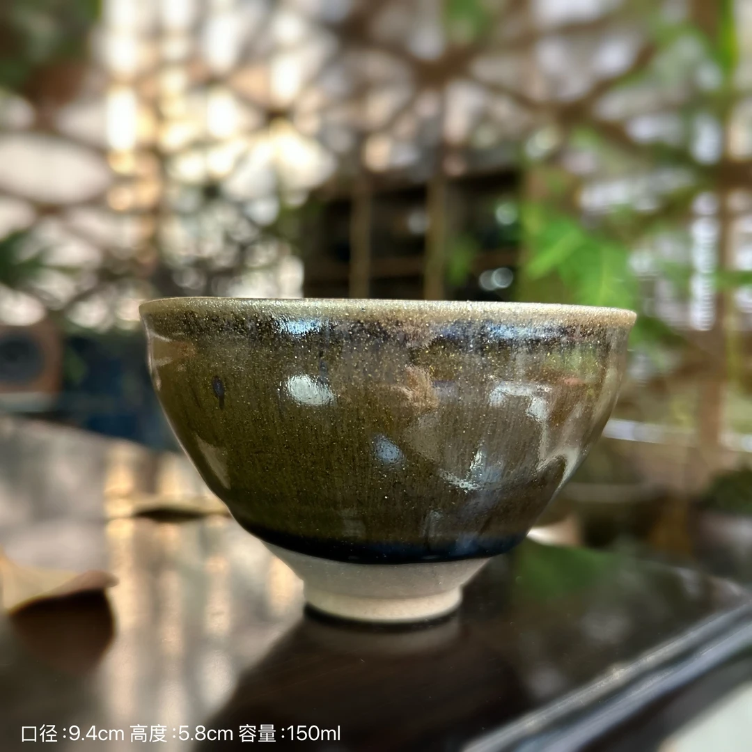 【七星窑】龙窑柴烧 非遗名家池恩比手作建窑建盏高端主人杯陶瓷茶