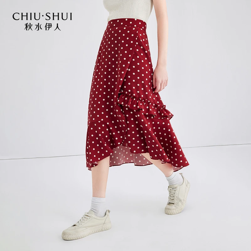 【赵老板专属】秋水伊人法式波点半身裙春季A624101A094138