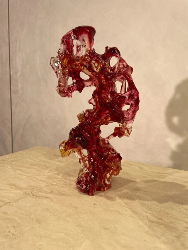 璨石美学【玉玲珑太湖石】轻奢中式美式意式极简餐桌玄关艺术摆件