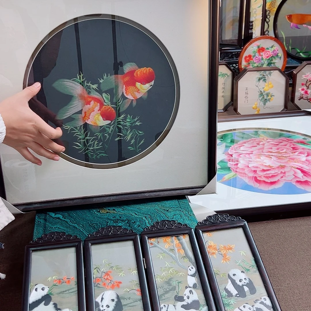 织绣纯手工制作工艺