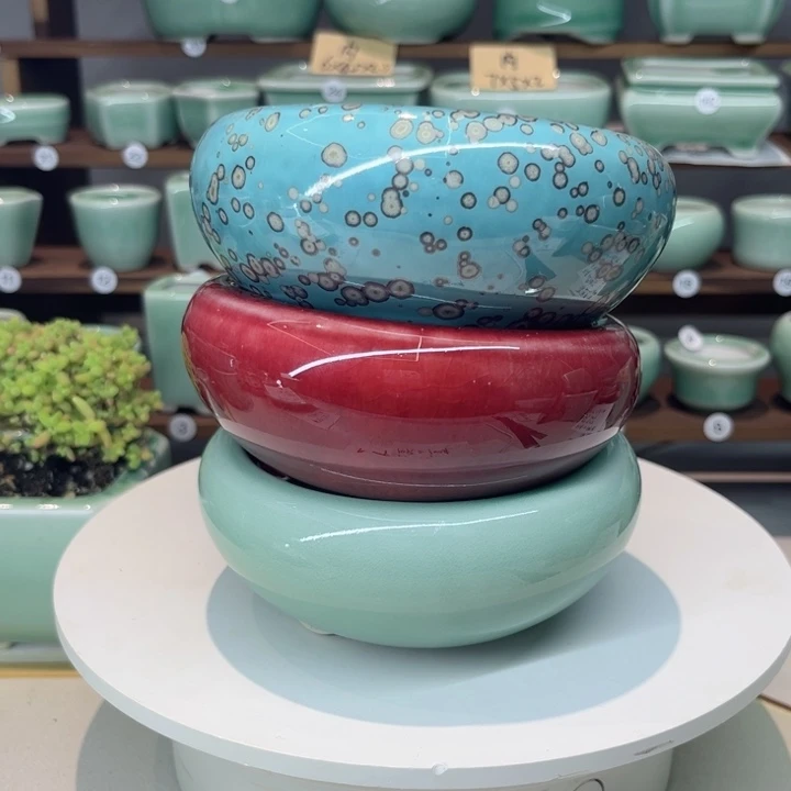 盆心缘小花盆口9.5高5（默认微瑕）