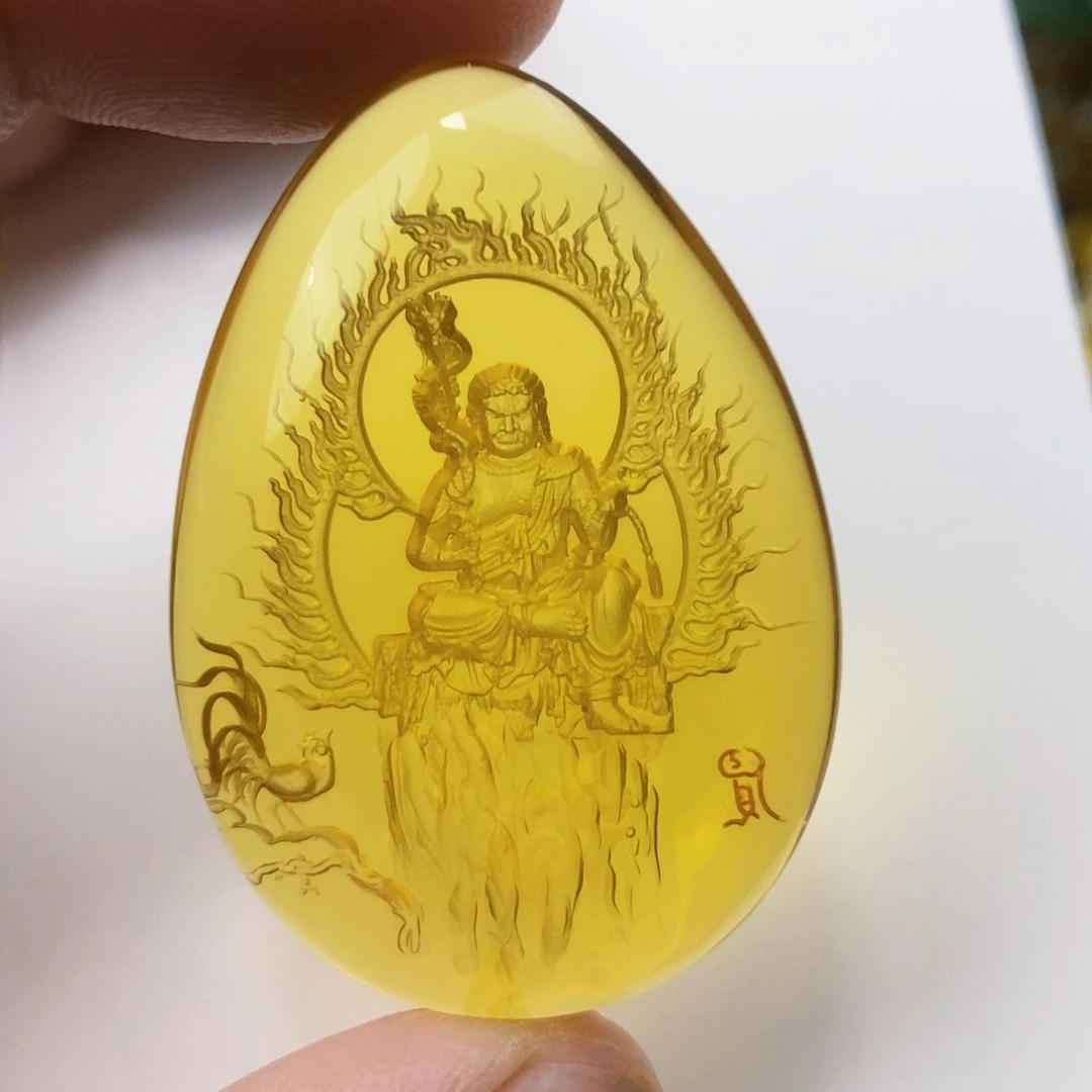 【闪购商品】蓝珀吊坠(不含链)未镶嵌